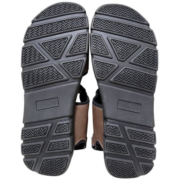 Men's Strappy Fisherman River Sandals Size US 13M Brown Weatherproof Cole - Picture 4 of 4